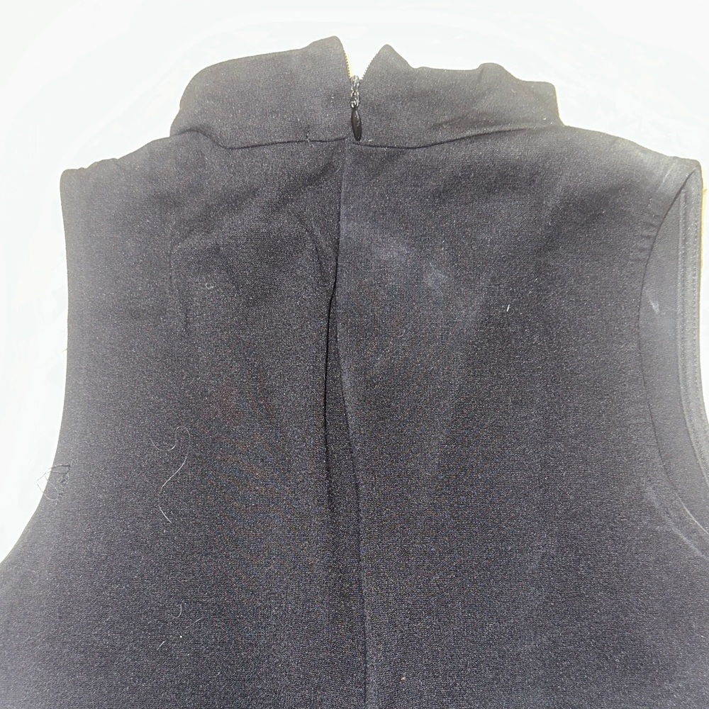 Lulu's Elegant Black Sleeveless Bodysuit - Picture 2 of 4